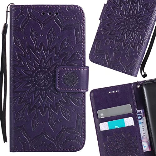 Leather Flip Wallet Case With Magnetic Closure For LG Stylo 4 - Card Slots & Kickstand