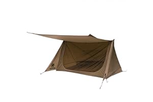 OneTigris Backwoods Bungalow Ultralight Bushcraft Shelter 2.0, Backpacking Tent with Canopy 2 Person Waterproof Ripstop