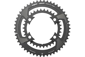 Magene Plato 110 BCD, Rueda Ultraligera Hueca Dividida, medidor de Potencia, Accesorios para Bicicleta de Carretera, Plato para PES QED Shimano Sram