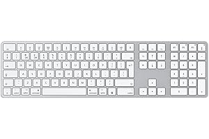 OMOTON Wireless Bluetooth Keyboard for Mac (MacBook Air/Pro/iMac/iMac Pro), Rechargeable Keyboard to Multi Devices, Silent Slim, with 3 Bluetooth channels for MacOS, QWERTY UK