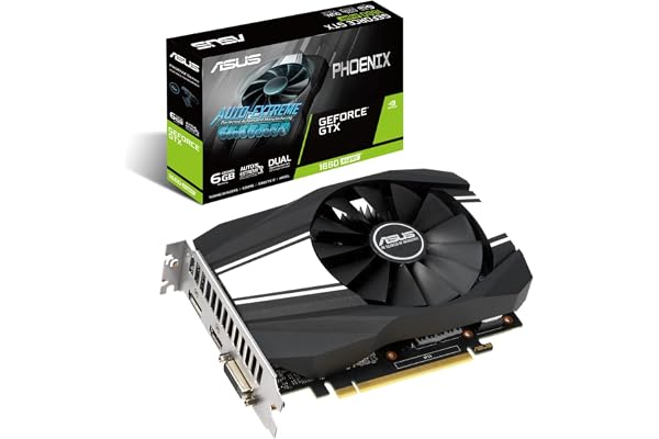 ASUS PH-GTX1660S-6G - Carte Graphique - GF GTX 1660 Super - 6 Go GDDR6 - PCIe 3.0 x16 - DVI, HDMI, DisplayPort