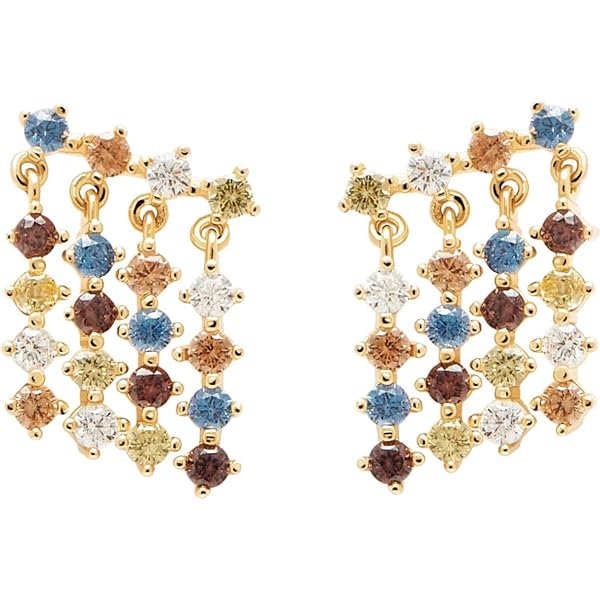 Orecchini a cerchio geometrici in argento con forma rotonda asimmet... | Orecchini a cerchio in argento Oda