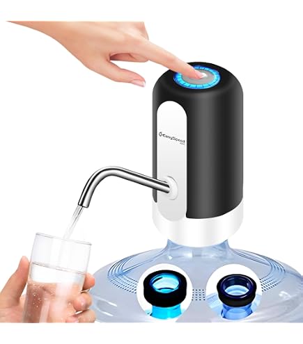 Distributeur D'Eau Électrique USB - Pompe à Bouteille Automatique Pour Maison, Bureau, Camping - Noir