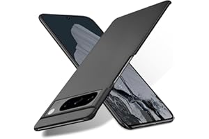 Bastmei Etui do Google Pixel 8 pro, niezwykle lekkie, ultralekkie, super cienkie etui ochronne na aparat, twarda obudowa z poliwęglanu do Google Pixel 8 pro (żwirowa czerń)