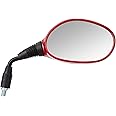 Uno Minda RV-5010R-CRED Shatterproof Glass Rear View Mirror(Cb.Red)-Right Hand For Hero Passion Pro