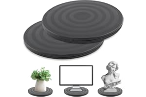 MIYUANGKJ 360° Rotating Swivel Stand Turntable 2 pcs Heavy Duty Rotating Stand Rotating Platform Lazy Susan with Steel Ball Bearings Swivel Base for TV Computer Monitor Laptop Pottery Sculpture Art Craft