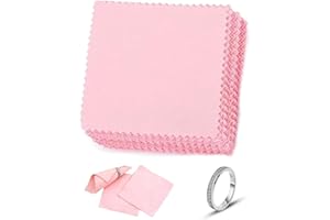EROVITE 30-Pack Silver Cleaning Cloths – Jewelry Polishing Cloths for Gold, Silver, and Precious Metals, Tarnish Remover, Soft Reusable Cloth for Watches, Coins, Rings & Accessories