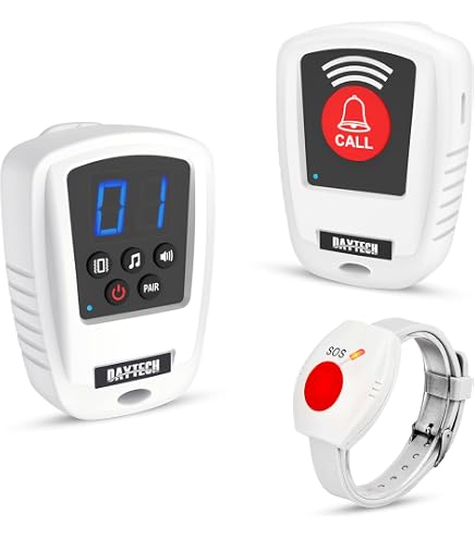 Système D'Alerte SOS Tuya Smart WiFi Bouton D'Urgence Pour Personnes Âgées - Avec Récepteur Numérique