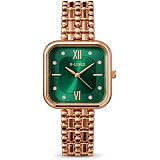 R-lines Analog Watch for Women & Girls | Luxury Rose Gold Ladies Wrist Watch | Purple Dial with Premium Metal Bracelet Strap | Stylish Fashion Watch for Daily Wear, Party & Gift: 