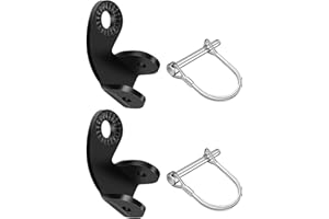 Losxuido Fahrradanhänger Kupplung 2 Stücke Fahrrad Anhängerkupplung Fahrrad Adapter Universal Fahrradkupplungen für Qeridoo Modell Kinderkarren, Haustierkarren, Lebensmittelkarren