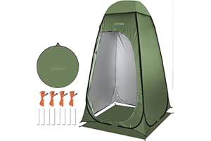 Chihee Tende istantanee Riparo per la privacy all'aperto Pop Up Tenda da campeggio per il bagno Tenda fasciatoio portatile Stalla per toilette da campo istantanea Tenda doccia Spogliatoio