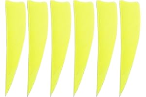 SHARROW 50pcs Tiro con Arco Plumas de Flecha Plumas para Flechas Natural Fletching 3 Pulgadas 4 Pulgadas 5 Pulgadas Pluma de Escudo