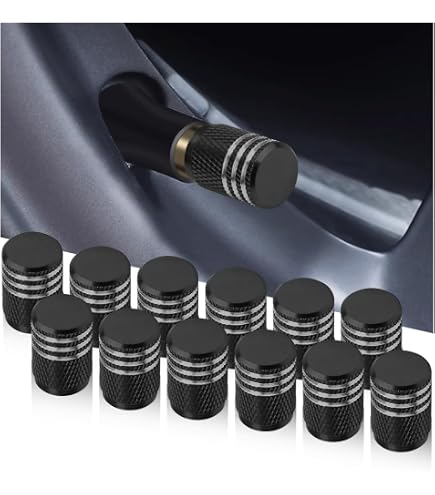 Lot De 4 Bouchons De Valve Pour Pneus Voiture - Métal, Résistant à La Corrosion - Décoration Pour Hyundai N Line Et Autres Modèles