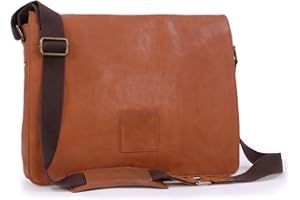 Ashwood - Messenger Bag - Cross Body/Shoulder/Laptop Bag - Business Office Work Bag - Genuine Leather - PEDRO