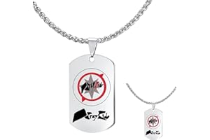 PQKL-party Stray Kids Necklace,Skzoo Necklace,StrayKids Dog Tag Necklaces,Stra Kids Pendant Necklaces,Straykids Merch, Ideal for Fans