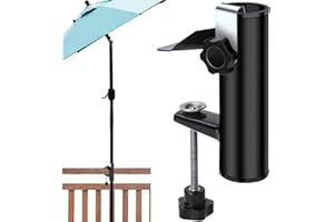 LEcylankEr Sonnenschirmständer, Sonnenschirmhalter Balkongeländer, Sonnenschirm Halterung Balkon für die Terrasse, Schirmständer Balkon für Veranstaltungen im Freien, Camping