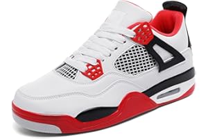 Sixfox Herren Sportschuhe Große Größe Sportschuhe Herren Basketballschuhe Mode Sport Basketballschuhe