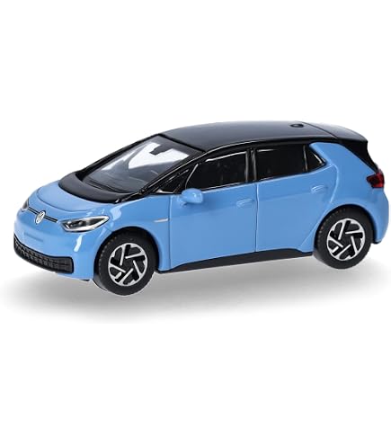 Modèle réduit 1:34, VW ID BUZZ, Blanc et Bleu marine