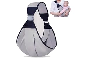 SITENGJUN Porte Bebe, Porte Bébé Respirant,echarpe de portage Ajustable, Porte Bebe Naissance, Porte Bebe Ergonomique, Pour Nouveaux Nés Et Bébés de 3,5 à 20 kg