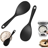 Orret Home 2 Adet Silikon Pilav ve Servis Kaşığı Seti &ndash; Isıya Dayanıklı, &Ccedil;izmez, Yapışmaz, Bulaşık Makinesinde Yıkanabilir, T