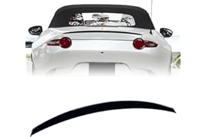 IDENUONA Spoiler per bagagliaio posteriore per Mazda MX-5 Miata ND 2016-2025 look in fibra di carbonio nero lucido