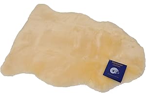 ‎REISSNER LAMMFELLE Baby Lambskin Natural Shape (Medlam Babylove) Medically Tanned 100% Merino Natural Fur Premium Quality Washable Length 65/70 cm Colour Medium