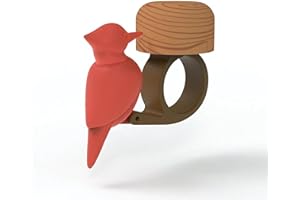 Winkee Sonnette de vélo Vogel - Sonnette amusante pour VTT et vélos électriques - Le pic