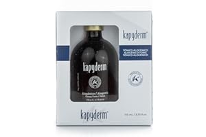 KAPYDERM Tónico Capilar Alogénico 110ml con extractos vegetales que fortalecen la raíz, estimulan la circulación, frenan la caída y aportan densidad, volumen y brillo en cabellos débiles o alopecia