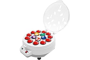 Estabeter Automatischer Billardkugel Reiniger, Billardkugeln Poliermaschine Ballistische Polierreinigungsmaschine Tisch Billiard Reiniger für Billardclub und Turniere 16 Ball