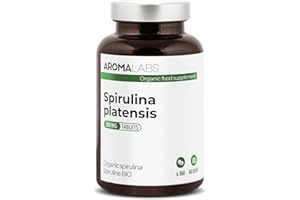 AROMA LABS - Organic Spirulina - Energy & Immunity - 500 mg - 360 Tablets