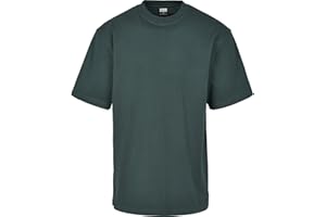 URBAN CLASSICS Camisetas básicas de manga corta para hombre, holgada, cuello redondo, de algodón en distintos colores, Tallas XS - XXL