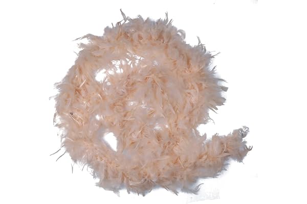 Mondo Tessuti Bouée de Plumes - Véritable Plume d'origine animale