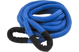 MIBRO DitchPig 447521 Kinetic Energy Vehicle Recovery Double Nylon Braided Rope, 7/8" x 20'