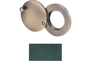 AMIJOUX Copri Spioncino per Porte, Protezione per Spioncini di Sicurezza Domestica per La Protezione della Privacy, Coperchi Rotanti per Spioncino