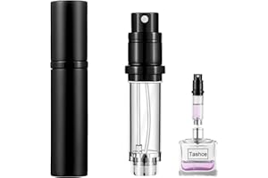 TASHCE 5ml Porta Profumo da Viaggio Ricaricabile, Atomizzatore Profumo, Vaporizzatore da Viaggio, Mini Bottiglia Spray Portatile, Atomizzatore Nebulizzatore Profumo, per Viaggiare, Festa, Vita