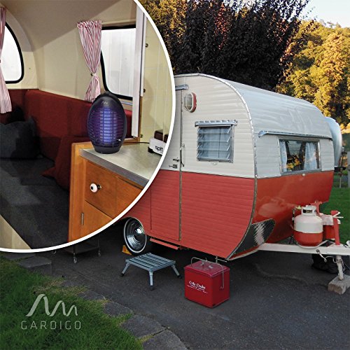 Gardigo Fluginsektenvernichter 20 m² mit UV-LED, schwarz - 4