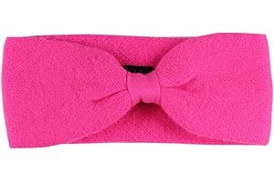 ‎ZWILLINGSHERZ Zwillingsherz Stirnband aus 100% Kaschmir - Hochwertiges Kopfband im Uni Design für Damen Frauen Mädchen - Wolle - Haarband – warm und weich perfekt für Frühjahr Herbst Winter - n pink