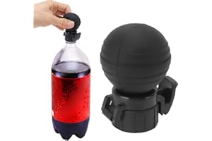 Tissting Tapa de Botella de Refresco, Tapa de Silicona con Bomba de Aire para Mantener la Carbonatación, Diseño Ergonómico, Apto para Lavavajillas, para Bebidas Carbonatadas en Casa o Trabajo