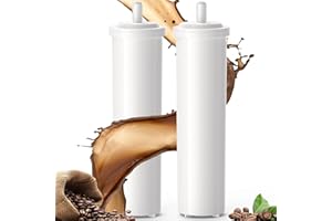 CAEHOMLY Filtro de agua de repuesto compatible con cafeteras LELIT, descalcificador de agua PLA930M, filtro de agua de resina para cafeteras automáticas LELIT (2 unidades)