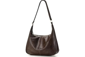 Sightor Hobo Bags for Women Leather Slouchy Bag Ultra Soft Vegan Purse Vintage Shoulder Bag Trendy Everyday Handbag
