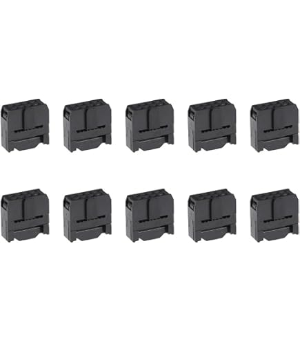 thumbnail image 2 of Tooloflife 20Pcs Of PCB Terminals 2 Pin / 3 Pin Poles 5.08mm PCB Terminal Block 300V Straight Pin PCB Screw Connector 2 of 13