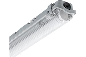 LEDKIA LIGHTING Plafoniera Stagna con un Tubo LED 120cm IP65 No Flicker 4000K Bianco Naturale
