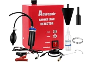 KUNTECH Automotive Smoke Leak tester,12V DC,Built-in Air Pump,Car Diagnostic Tool,Fuel Leakage Detector Compatible with 12V Vehicles Leak Detector