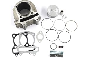 Trkimal GY6 150cc 57,4mm Bohrung Zylinder-Kit mit Kolben-Kit 4-Takt 152QMI 157QMJ für Taotao Jonway Znen Roketa ATV Moped Go-Kart