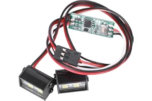 ‎VGEBY VGEBY 2 Stück Rc Dachleuchte, 4Led Rc Car Helligkeit Dachleuchte Passend Für Traxxas Rc Car Modell Rc Crawler Strahler