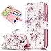 Produktbild Roreikes Samsung Galaxy S5 / S5 Neo Hülle, Galaxy S5 / S5 Neo Case, Hülle Muster Blume Strap Wallet Cover Tasche Bunte Retro PU Leder Flip Case Handytasche Muster Schutz Hüllen im Bookstyle Handyhülle Ledertasche mit Stand mit Neun Funktion Kartenfächer Magnetverschluss Magnet Etui Schale Schutzhüllen für Samsung Galaxy S5 / S5 Neo