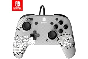 PDP Switch Rematch cablato controller COMIC STRIP BROS licenza ufficiale by Nintendo - Customizable buttons, sticks, triggers, and paddles - Ergonomic Controllers