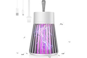 MYIA Bug Zapper, Fly Zapper, Tueur de mouches, Piège à moustiques et à mouches, Lampe de tueur de moustique sans LED Muet à l'intérieur pour les moustiques Insecte Gnat Moth Mouches à fruits avec petite