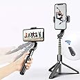 AGA AGPRO Gimbal Stabilizer for Smartphone L08 Handheld Gimbal with 360°Auto Balance Remote Wireless Bluetooth Selfie Stick Pan-tilt Tripod with Built-in Bluetooth Remote