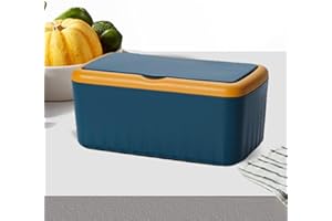 SAMULIY Wet Wipes Dispenser, Wet Wipes Box, Baby Wipes Dispenser, Wet Wipes Dispenser Box, Refillable Wet Wipes Container with Double Layer Protection